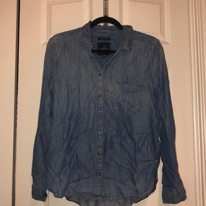 Button down chambray shirt! American eagle!
